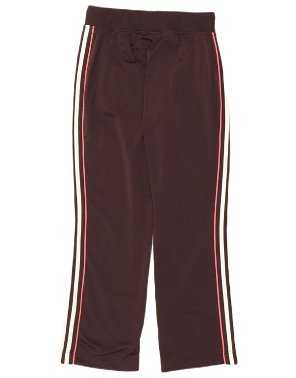 Adidas Womens Tracksuit Trousers UK 12 Medium Brown Polyester