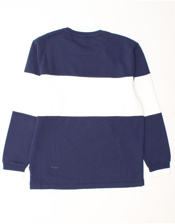 Ανδρικό γραφικό φούτερ PUMA Jumper Small Navy Blue Colourblock