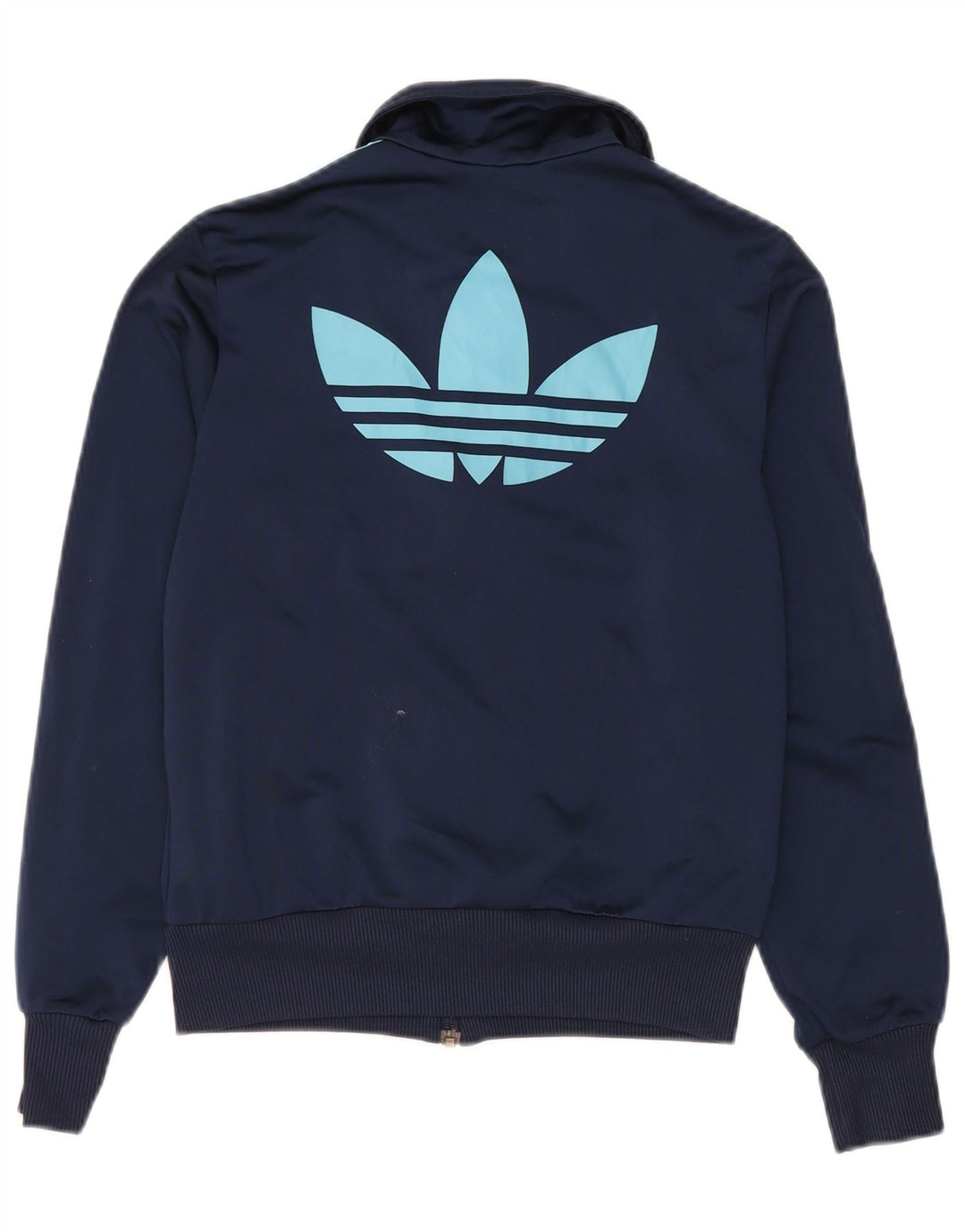 Γυναικεία αθλητική φόρμα γραφικών Adidas Top Jacket EU 38 Medium Navy Blue Polyester