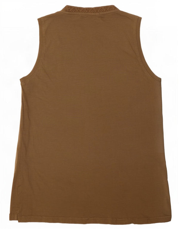 Γυναικείο γιλέκο Weird Fish UK 14 Medium Khaki Cotton
