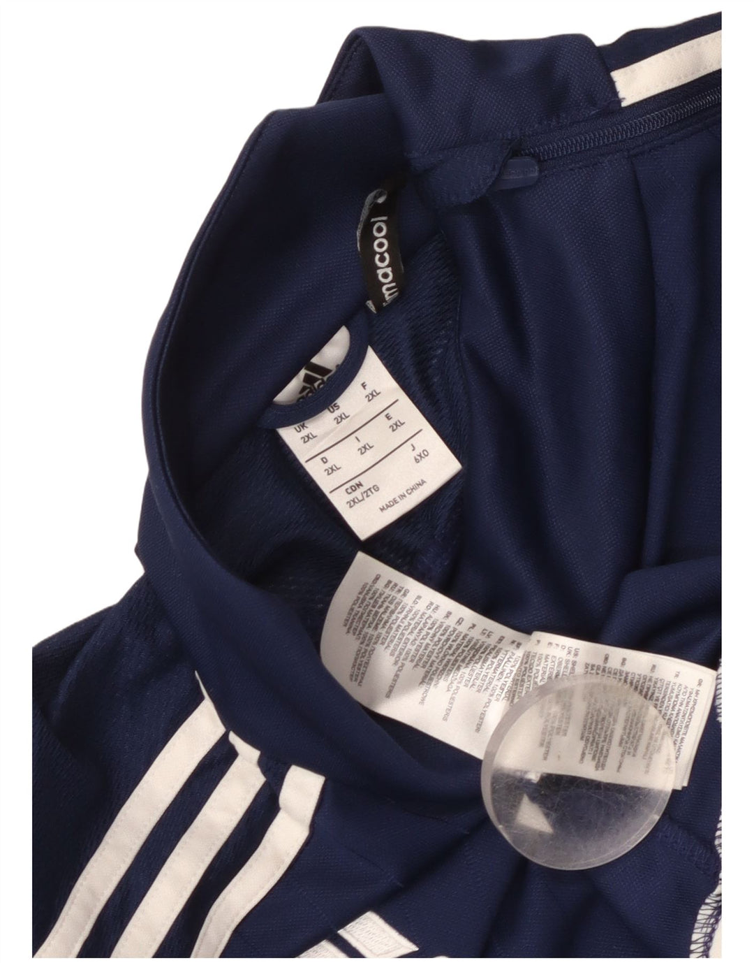 Adidas Ανδρική φόρμα πουλόβερ με φερμουάρ Climacool Top 2XL Navy Blue