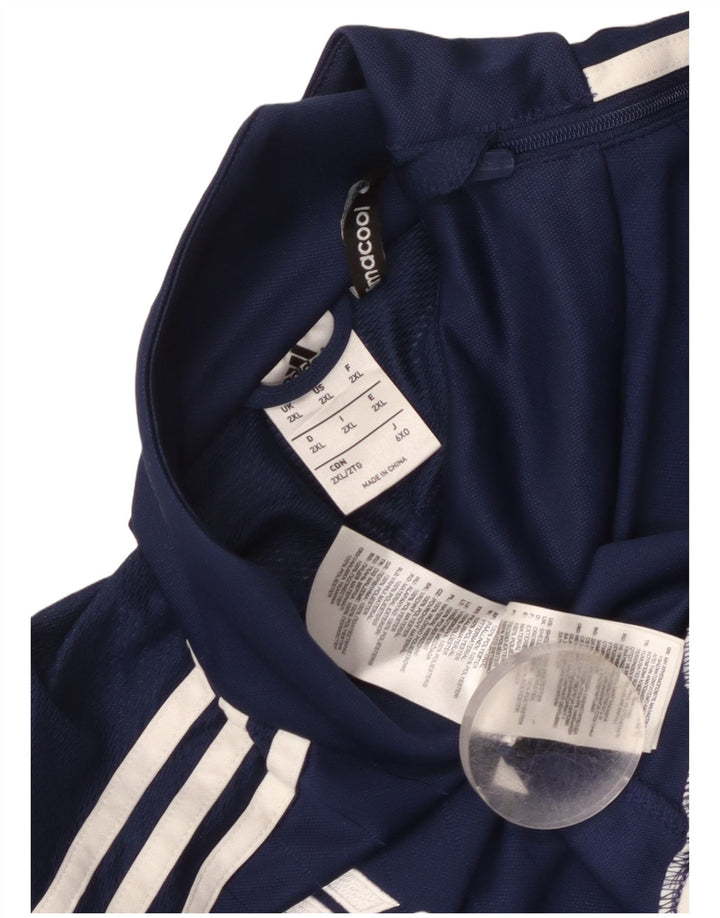 Adidas Ανδρική φόρμα πουλόβερ με φερμουάρ Climacool Top 2XL Navy Blue