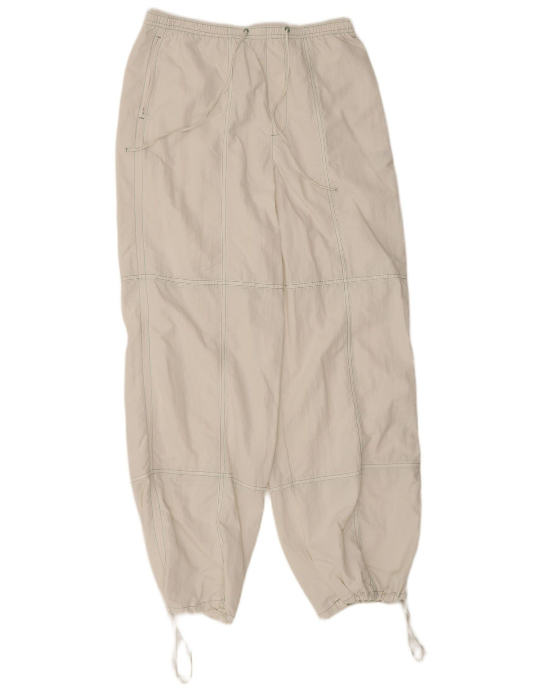 Zara Γυναικείο Joggers Casual Παντελόνι Small W26 L28 White Polyamide