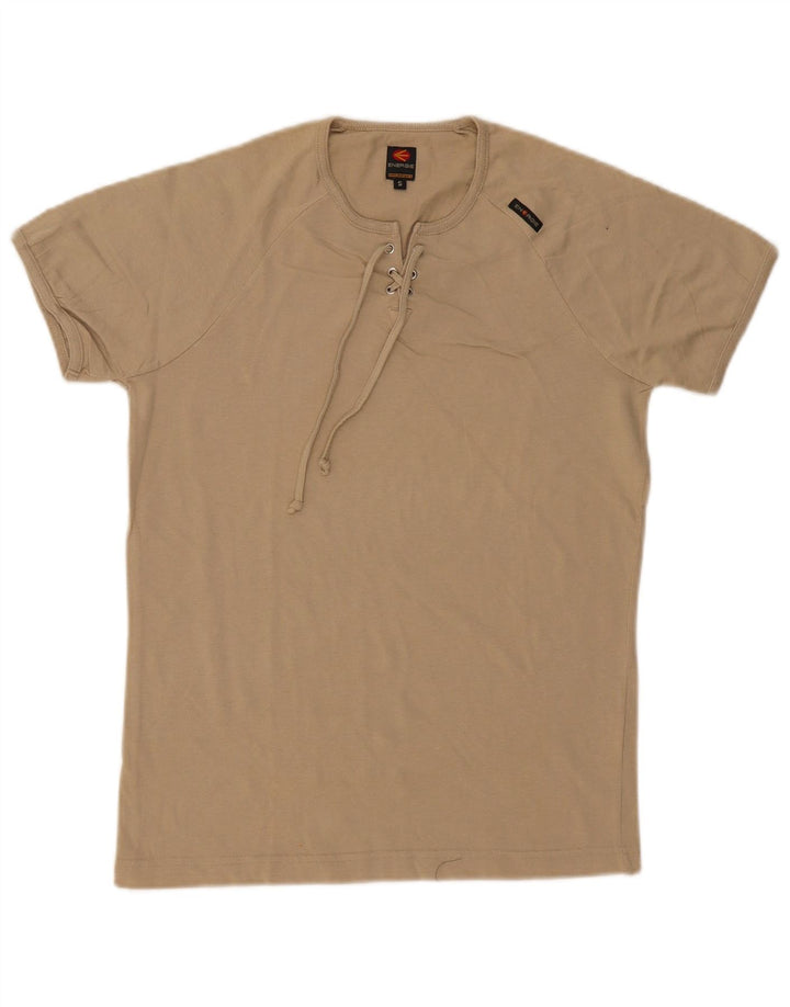 Γυναικείο T-Shirt Energie Top UK 10 Small Beige βαμβακερό