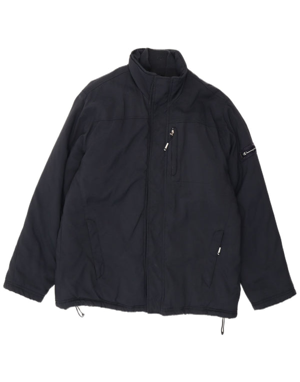 Ανδρικό μπουφάν Champion Windbreaker UK 40 Large Navy Blue Polyamide