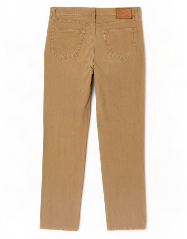 Ανδρικό ίσιο κοτλέ παντελόνι Levi's W34 L29 Μπεζ βαμβακερό
