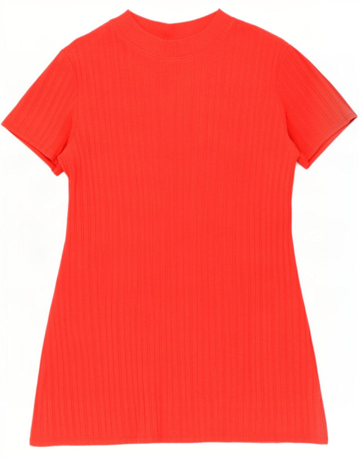 Zara Γυναικείο φόρεμα A-Line UK 14 Medium Red
