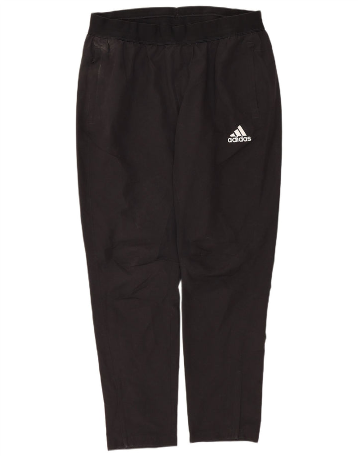 Ανδρική αθλητική φόρμα Adidas Παντελόνι μεγάλο μαύρο πολυεστέρα