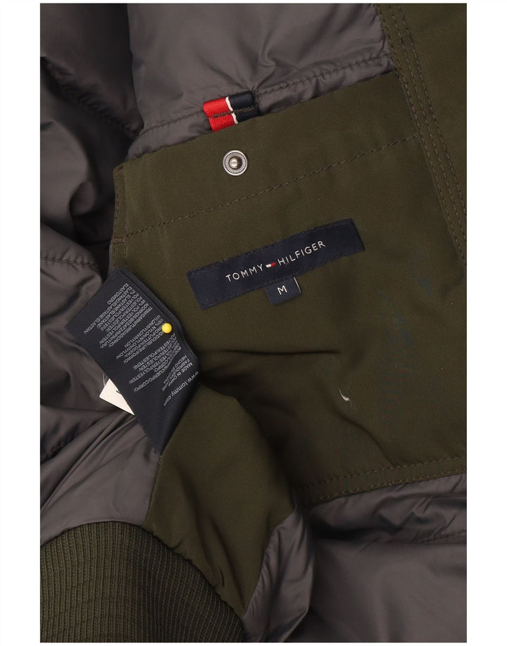 Tommy Hilfiger Ανδρικό μπουφάν με επένδυση UK 38 Medium Green Polyester