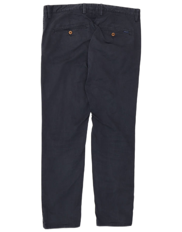 Ανδρικό παντελόνι Chino GANT Hallden Slim W34 L30 Navy Blue Cotton