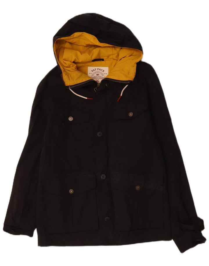 Fat Face Ανδρικό κουκούλα Utility Jacket UK 36 Small Navy Blue Polyester