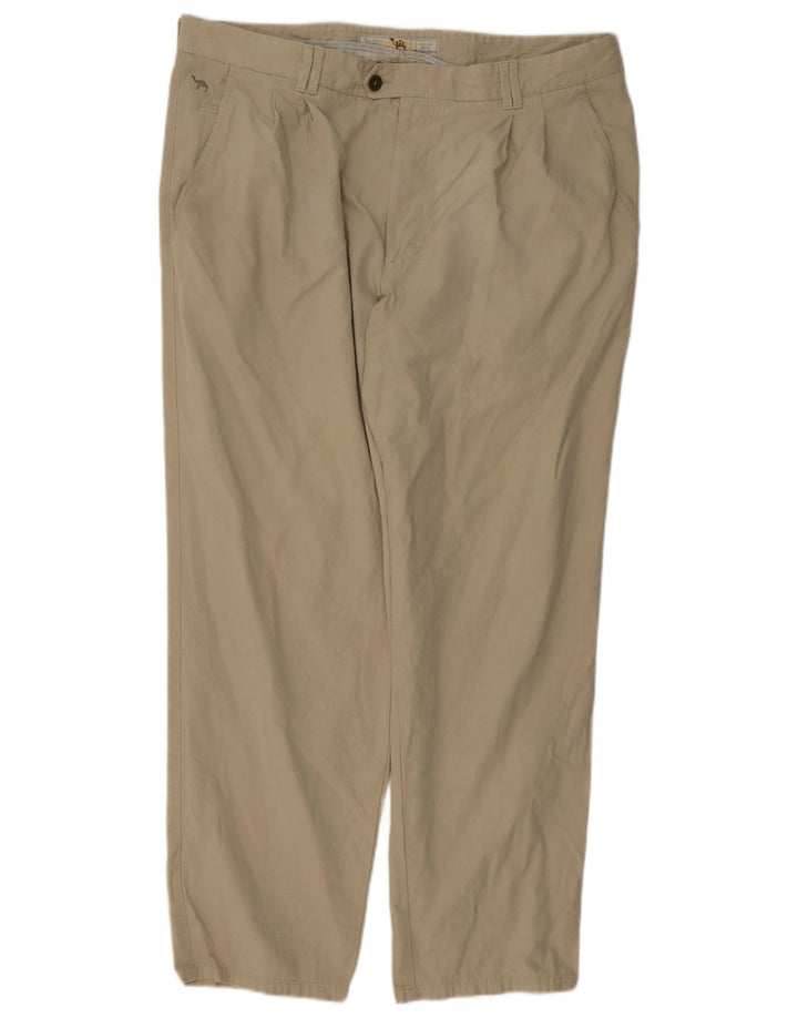 CAMEL ACTIVE Ανδρικό παντελόνι με καρφίτσα W40 L30 Μπεζ βαμβακερό