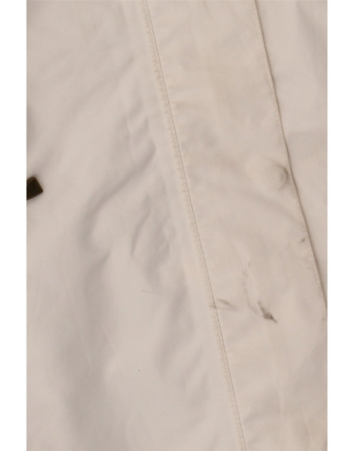 Helly Hansen Γυναικείο μπουφάν βροχής με κουκούλα UK 16 μεγάλος λευκός πολυεστέρας