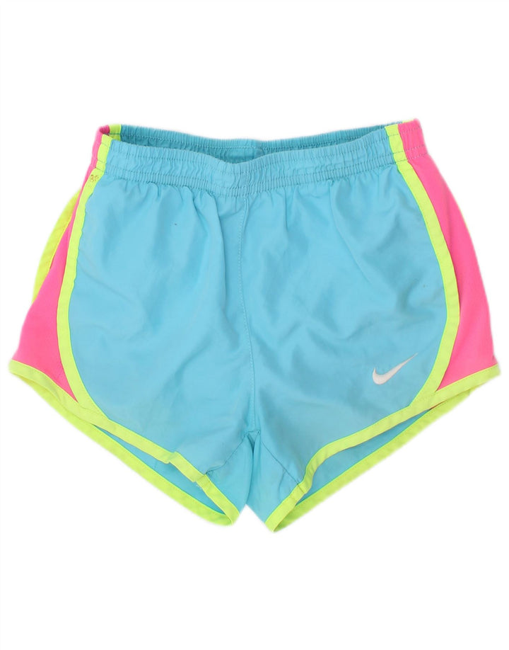 Κοριτσίστικα αθλητικά σορτς Nike 5-6 ετών σε μεσαίο μπλε χρώμα πολυεστέρα