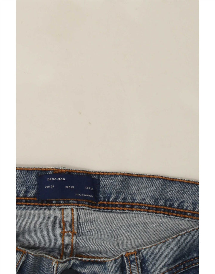 Zara Ανδρικό Slim Jeans EU 38 Small W30 L32 Blue