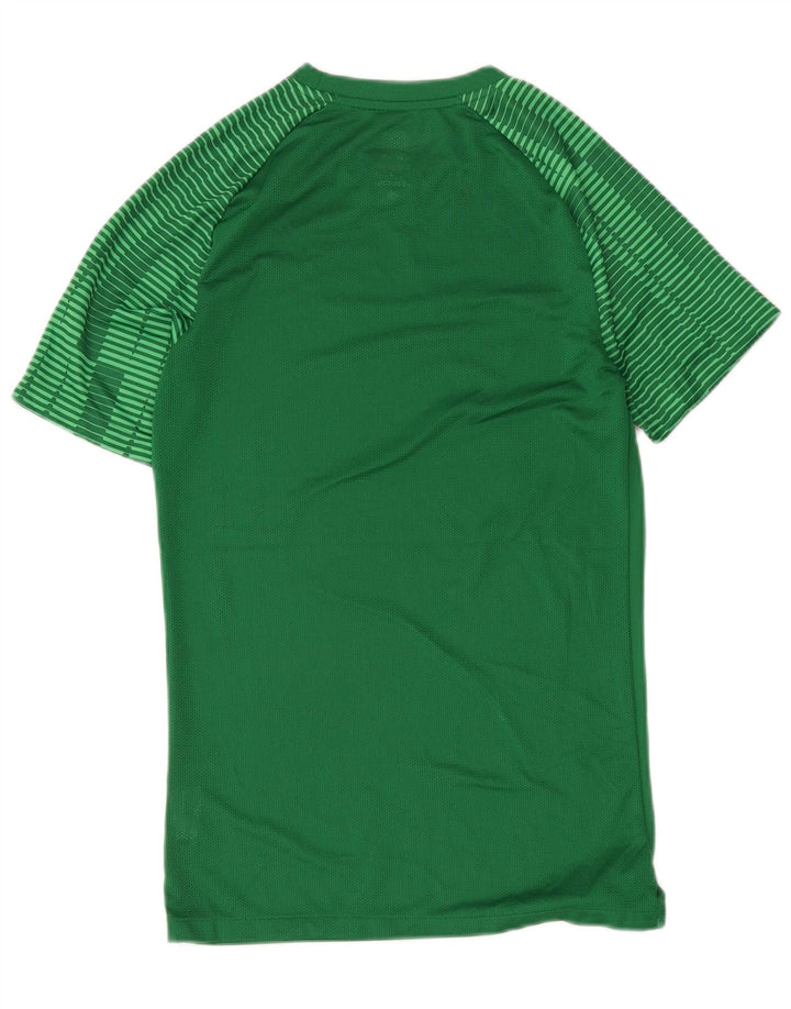 Ανδρικό μπλουζάκι Nike Dri Fit Slim T-Shirt από μικρό πράσινο ριγέ πολυεστέρα
