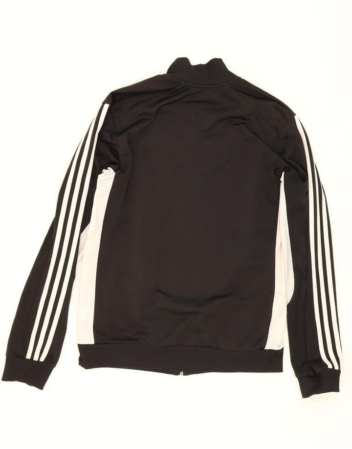 ADIDAS Mens Tracksuit Top Jacket Small Black Colourblock Polyester Vintage Adidas and Second-Hand Adidas from Messina Hembry 