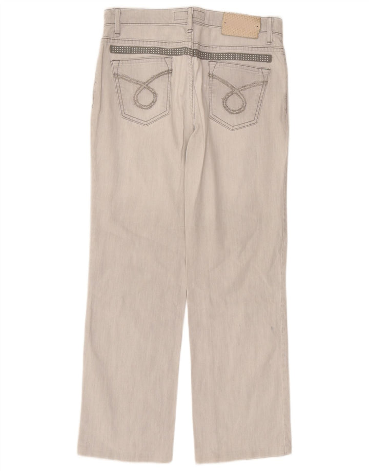Γυναικείο τζιν Trussardi ίσιο W30 L27 Γκρι βαμβακερό