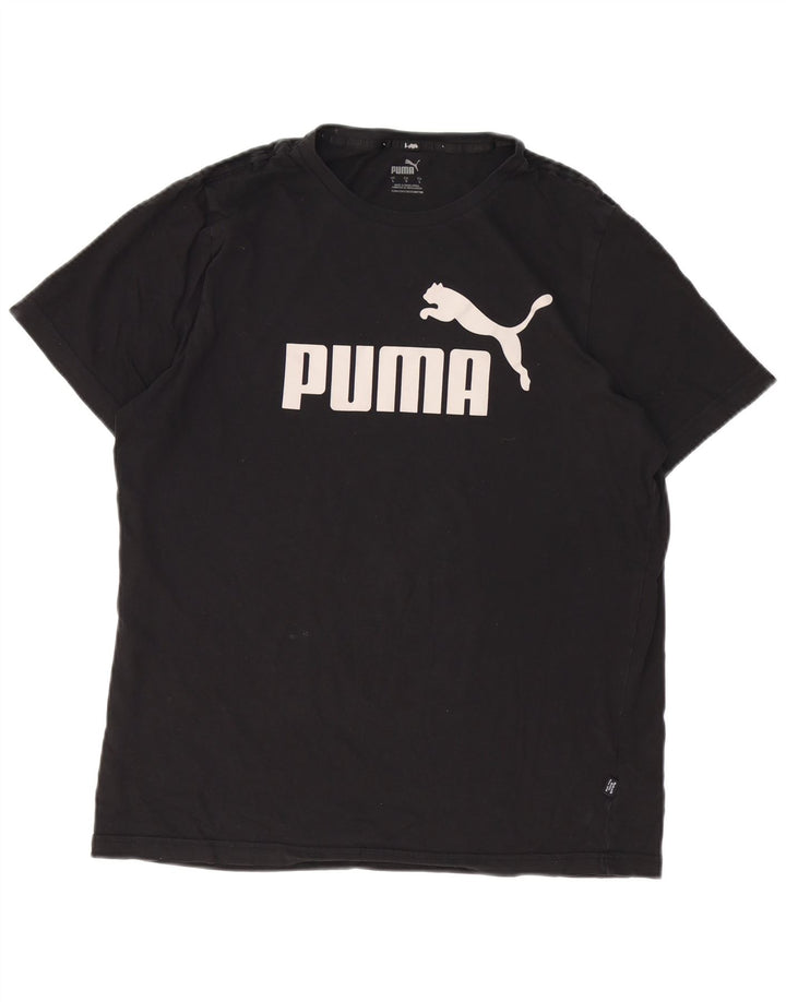 Ανδρικό γραφικό T-Shirt PUMA Top Large Μαύρο Βαμβακερό