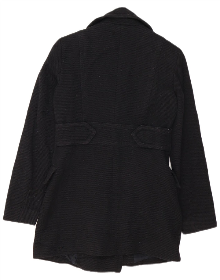 Massimo Dutti Γυναικείο μπουφάν σακάκι με διπλό στήθος EU 36 XS Μαύρο Πολυαμίδιο