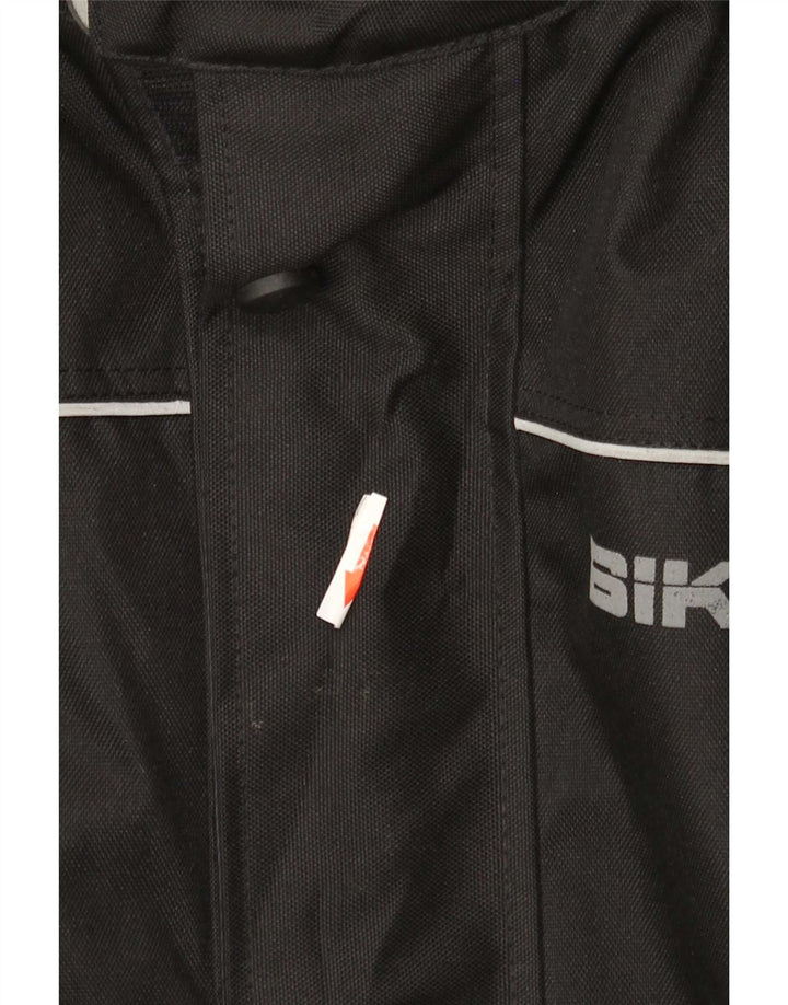 Biker Mens Biker Racer Jacket Μέγεθος 50 Medium Black Colourblock Polyester