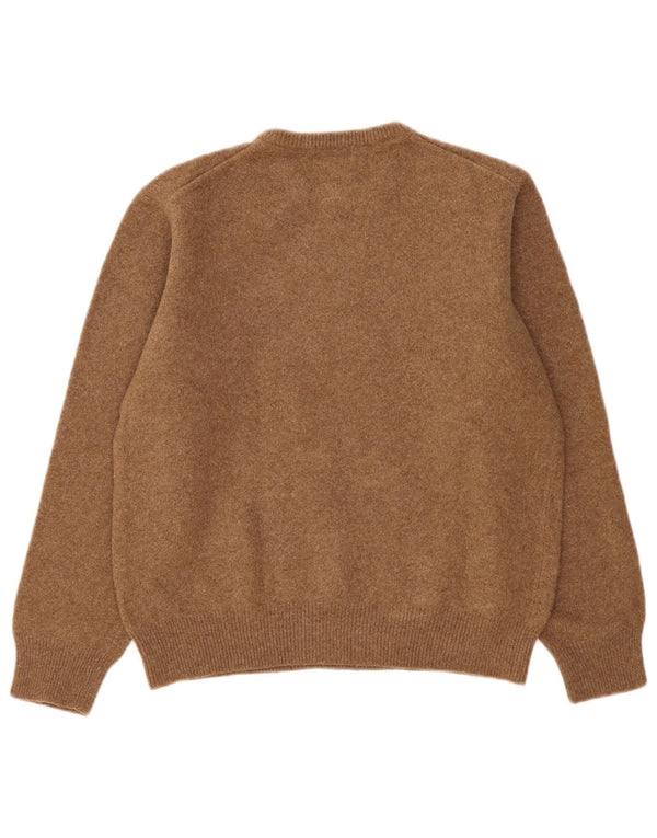 Gant Boys Crew Neck Jumper πουλόβερ 15-16 ετών Μεγάλο μπεζ μαλλί αρνιού