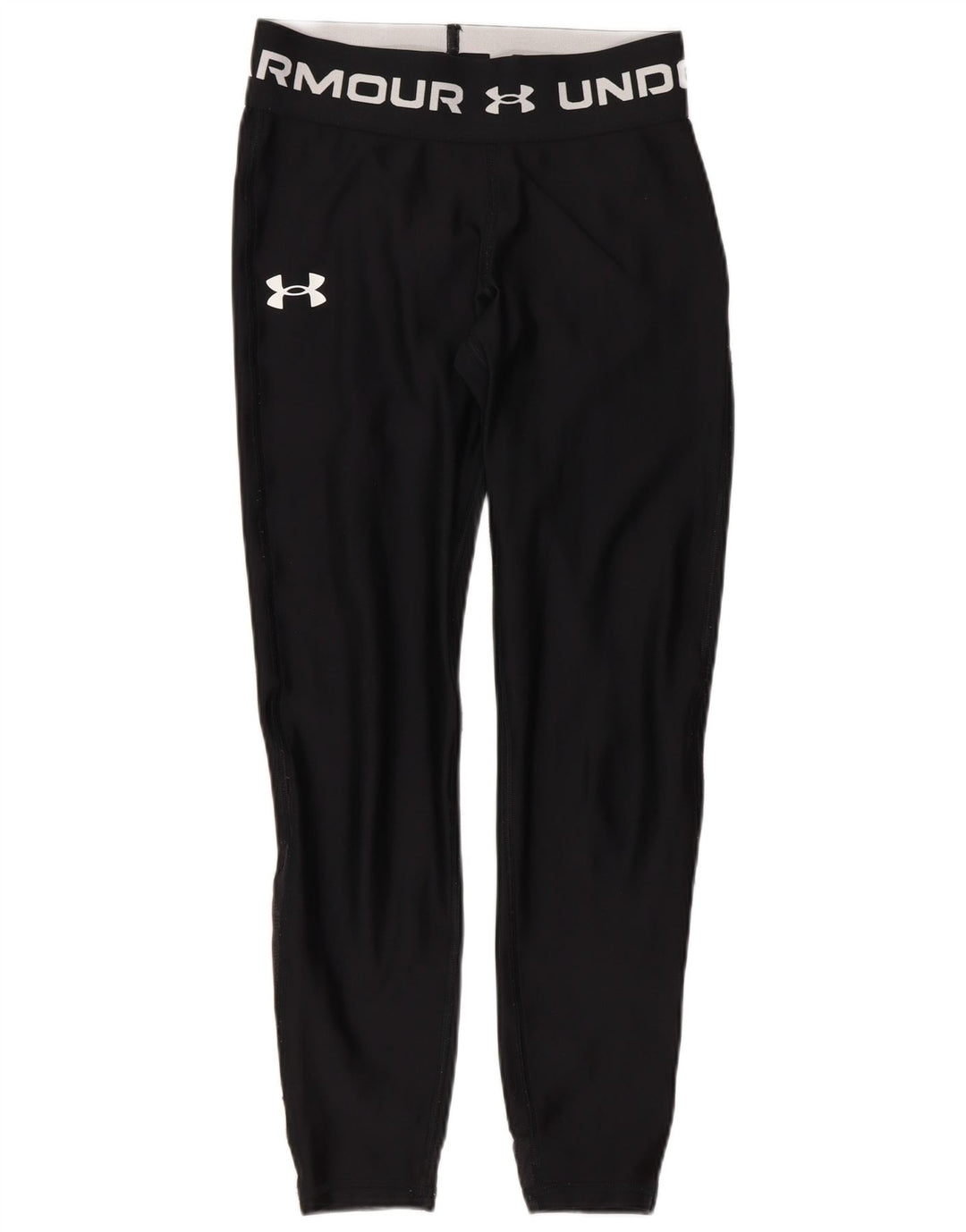 Under Armour Γυναικεία Κάπρι Γραφικά Κολάν UK 4 XS Μαύρο Πολυεστέρα
