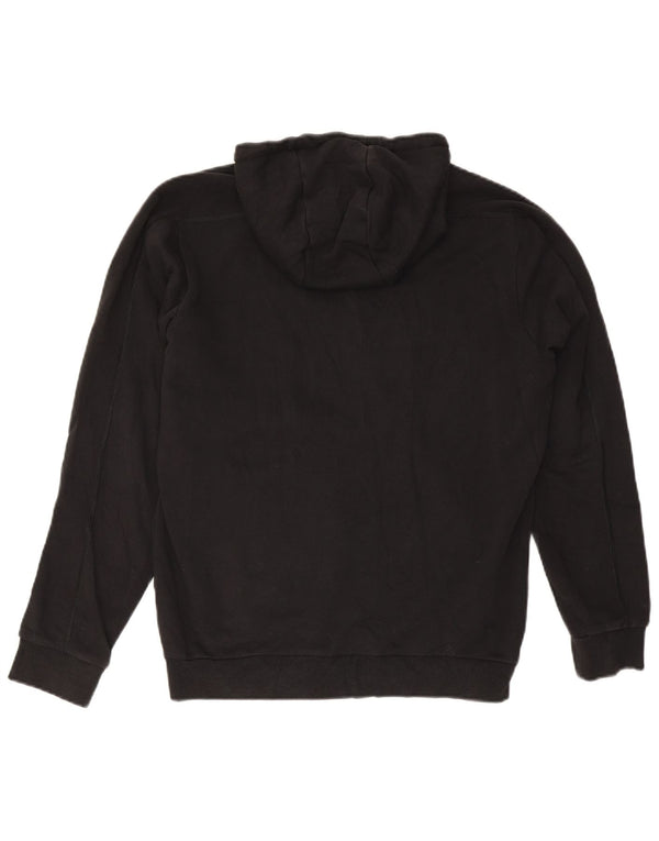 Ανδρικό γραφικό κουκούλα Adidas, μεσαίο μαύρο βαμβακερό