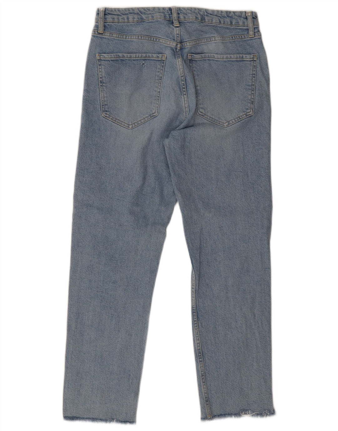Zara Γυναικείο Straight Jeans EU 40 Medium W30 L26 Blue Cotton