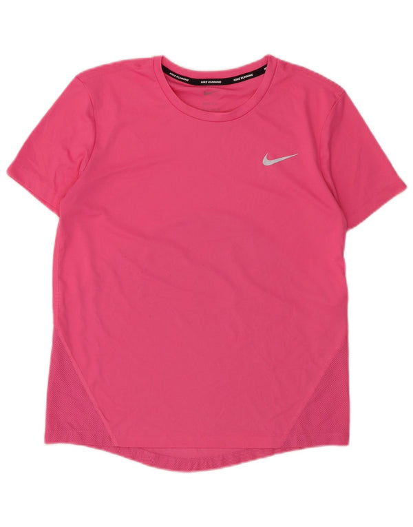 Γυναικείο T-shirt NIKE Dri Fit Top UK 6 XS Pink Polyester