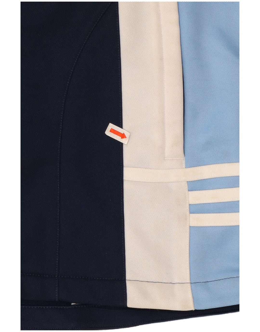 Γυναικεία αθλητική φόρμα ADIDAS Top Jacket UK 16 Large Navy Blue Colourblock