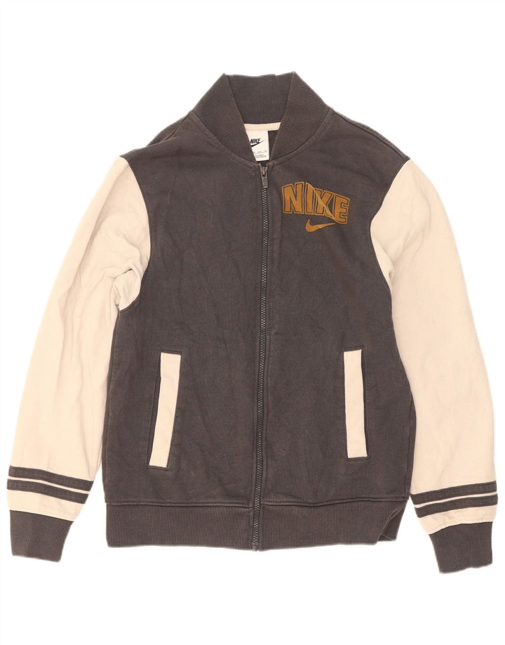 Ανδρική φόρμα φόρμας Nike με γραφικό φόρμα XS Γκρι βαμβακερό μπουφάν