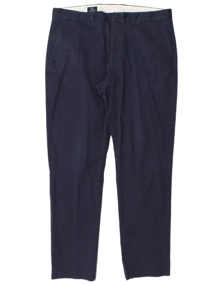 J. CREW Ανδρικό παντελόνι Chino Flex Slim W35 L30 Navy Blue Cotton