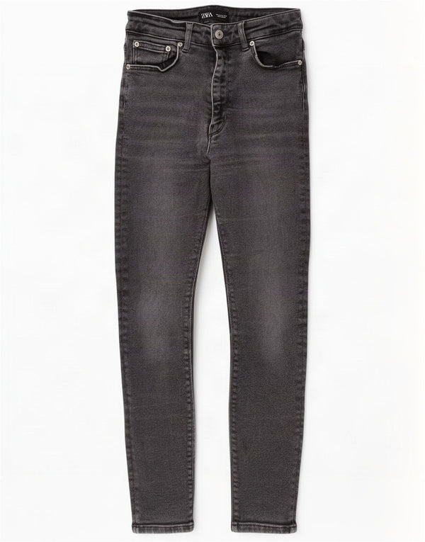Zara Womens Skinny Jeans EU 40 Medium W30 L26 Grey Cotton