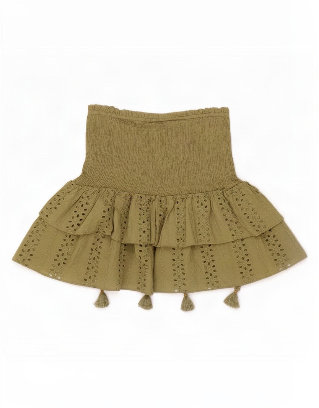 Zara Γυναικείο Skort UK 8 Small Khaki Cotton