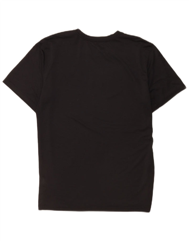 Γυναικείο μπλουζάκι Nike Dri Fit Regular Top UK 16 μεγάλο μαύρο πολυεστέρα