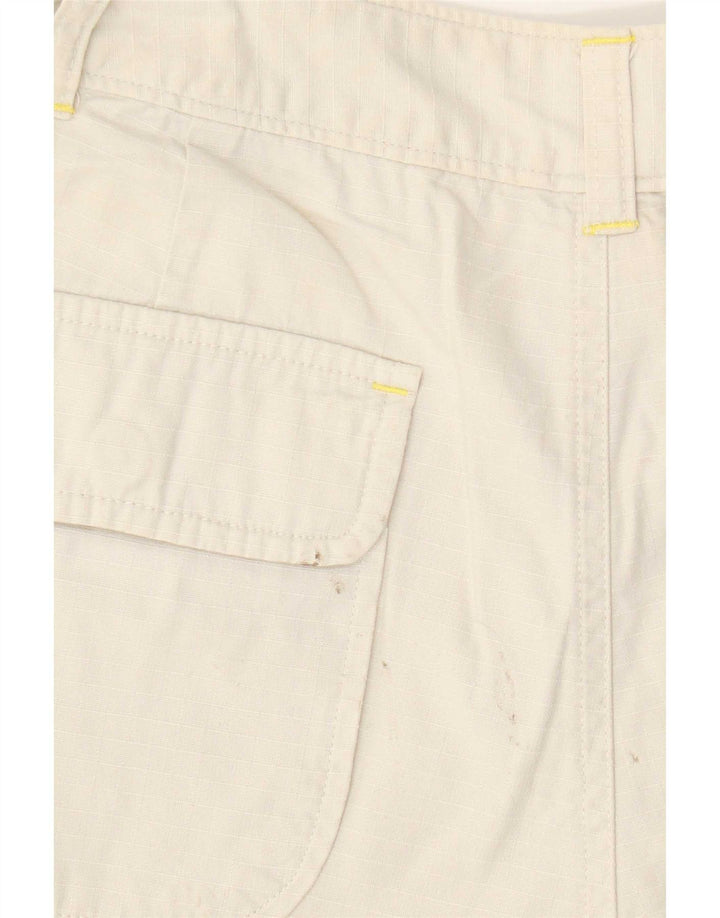Γυναικείο σορτς Chino Gap US 8 Medium W28 Beige Check Cotton