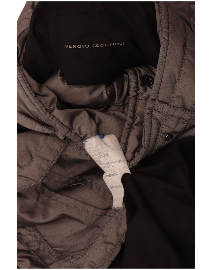 Sergio Tacchini Γυναικείο Military Jacket UK 8 Small Grey Nylon