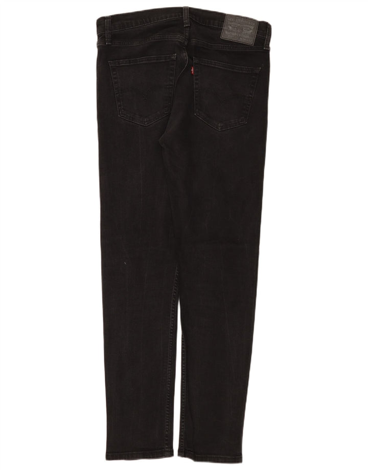 Levi's Mens 512 Slim Tapered Jeans W34 L32 Μαύρο