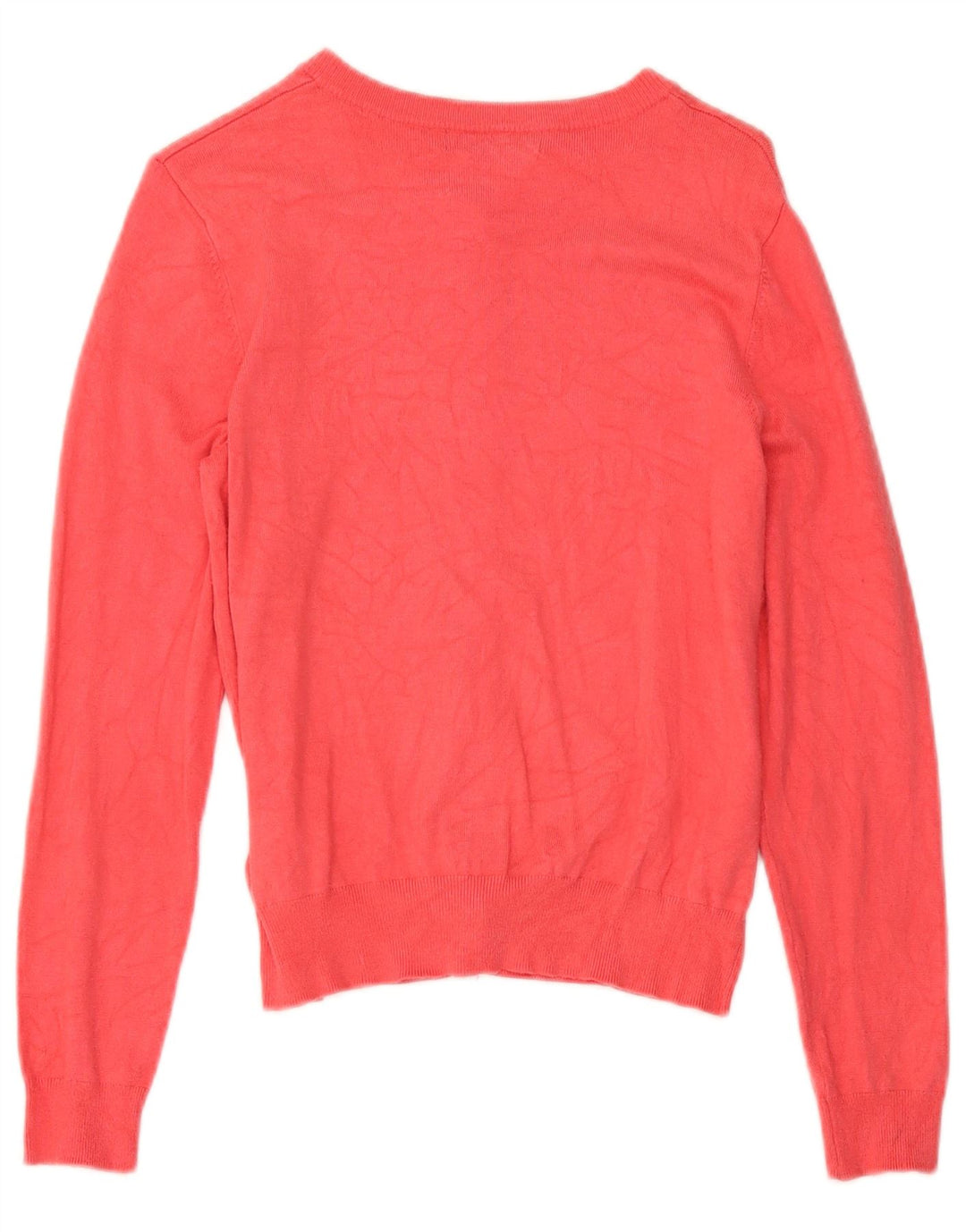 Marks & Spencer Γυναικείο πουλόβερ Crop Cardigan UK 12 Medium Pink Viscose