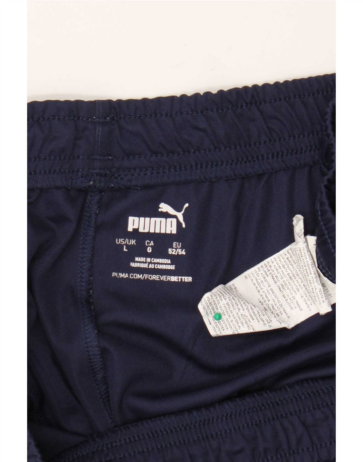 Ανδρικό αθλητικό σορτς Puma μεγάλο μπλε ναυτικό πολυεστέρα