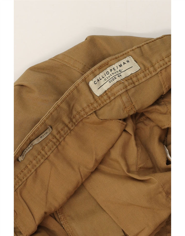 CALLIOPE Ανδρικό παντελόνι Firenze Joggers Cargo IT 44 XS W32 L28 Beige
