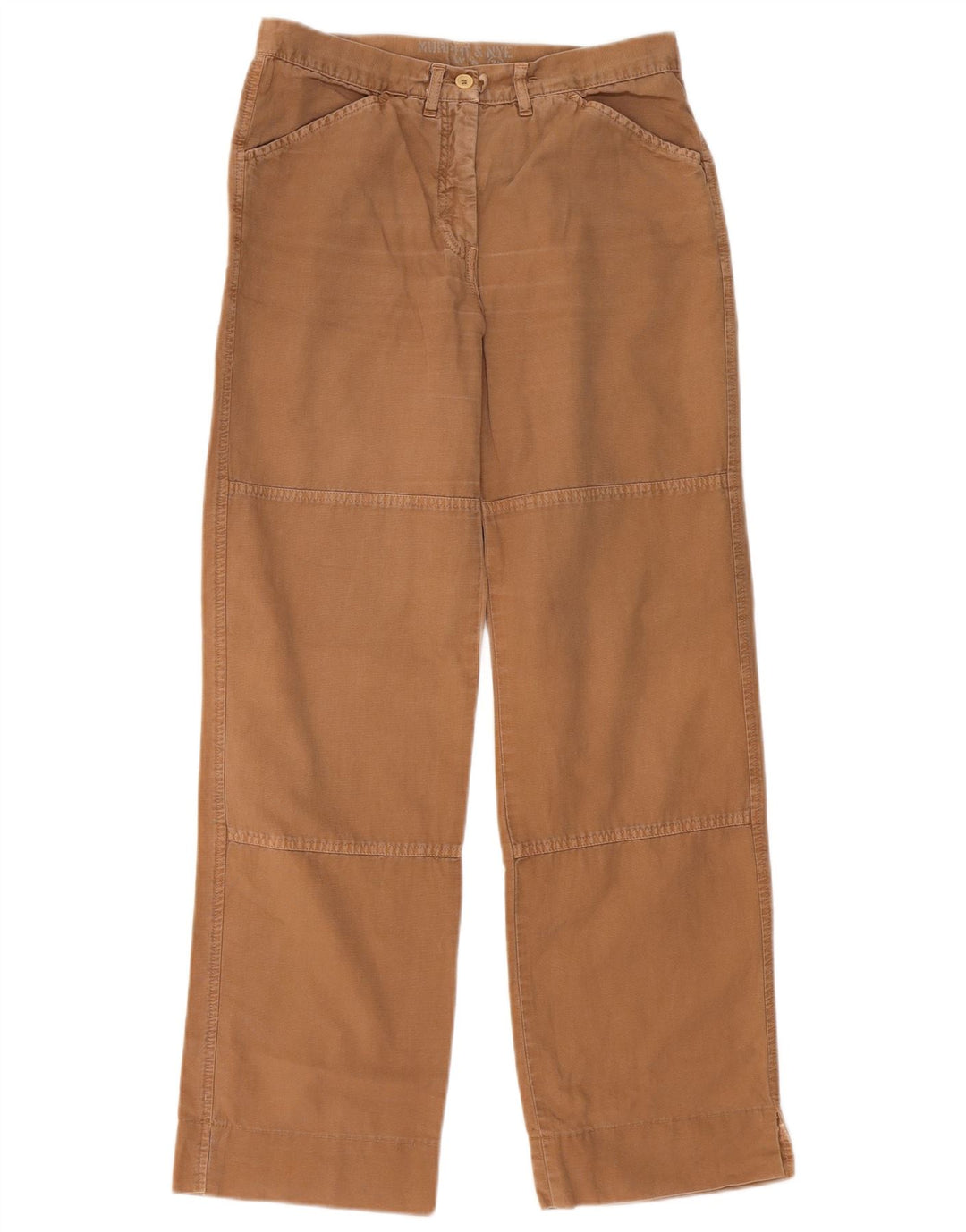 MURPHY & NYE Γυναικείο ίσιο casual παντελόνι W29 L29 Μπεζ βαμβακερό