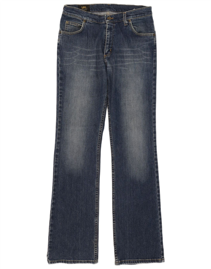 Lee Womens REED Bootcut Jeans W33 L34 Blue Cotton