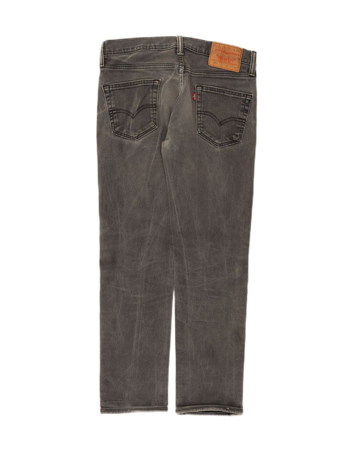 Levi's Mens 519 Skinny Jeans W30 L27 Γκρι βαμβακερό