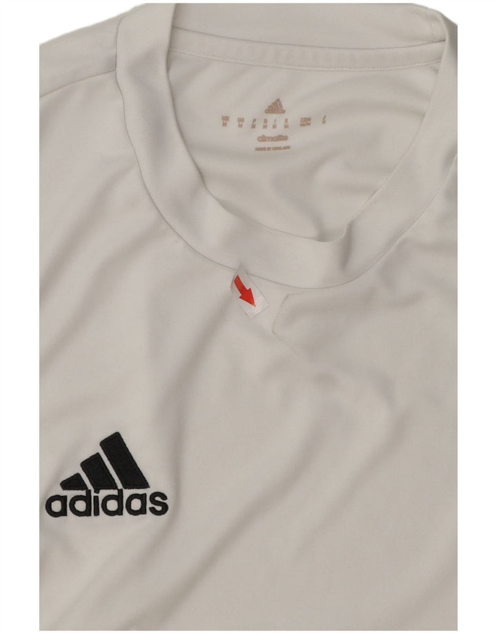 Ανδρικό T-Shirt Climalite ADIDAS Top Medium White Polyester