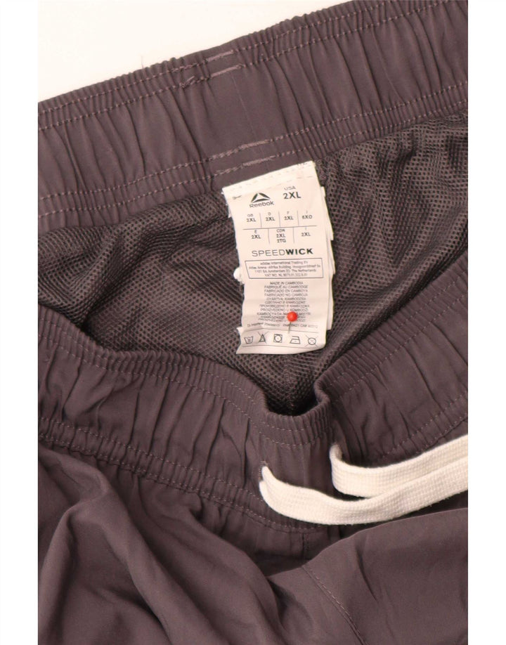 Reebok Ανδρικές φόρμες Speedwick Παντελόνια Joggers 2XL Grey Polyester
