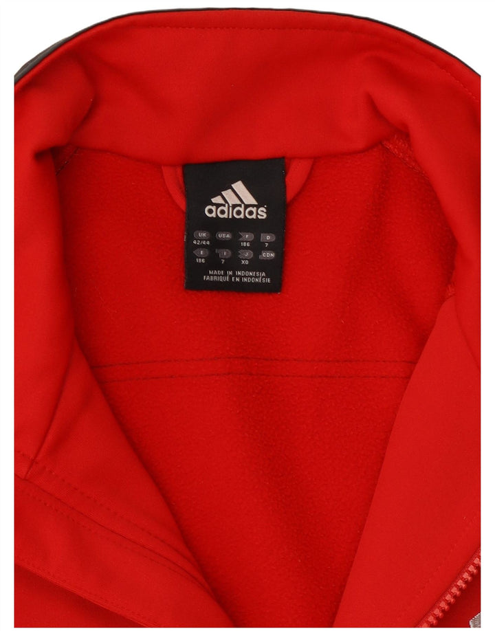 Ανδρική φόρμα Adidas Top Jacket UK 42/44 Μεγάλο κόκκινο χρώμα πολυεστέρα