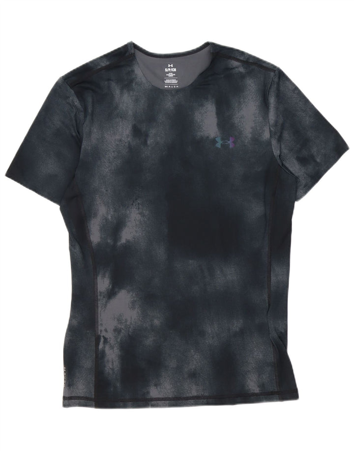 Under Armour Ανδρικό T-Shirt Top Μικρό Μαύρο Tie Dye Polyester