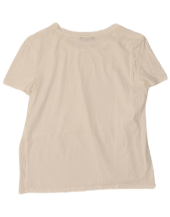 Zara Γυναικείο T-Shirt Top UK 10 Small White